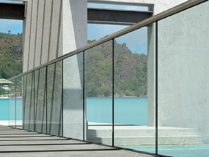 Adjustable railing system B-2050 JOLLY PACK By Metalglas Bonomi