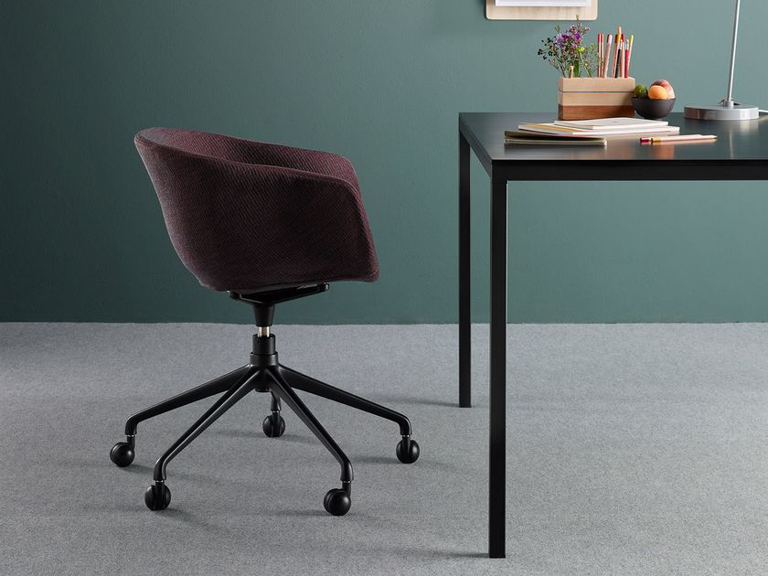 BAI | Chair with castors Bai Collection By ONDARRETA design Ander Lizaso