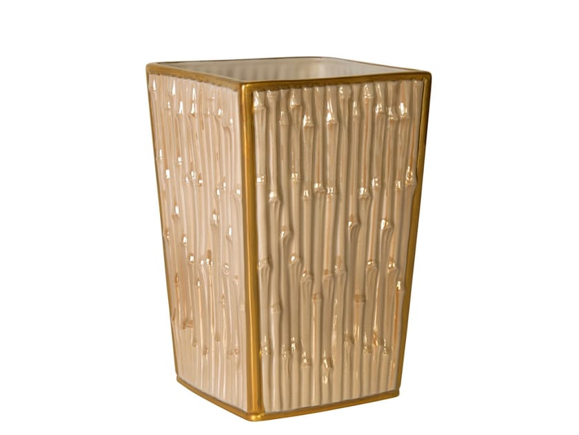 BAMBOO Bathroom waste bin By VILLARI