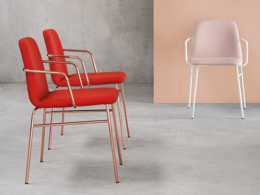 BARDOT MET | Chair with armrests Bardot Collection By TrabA' design ...