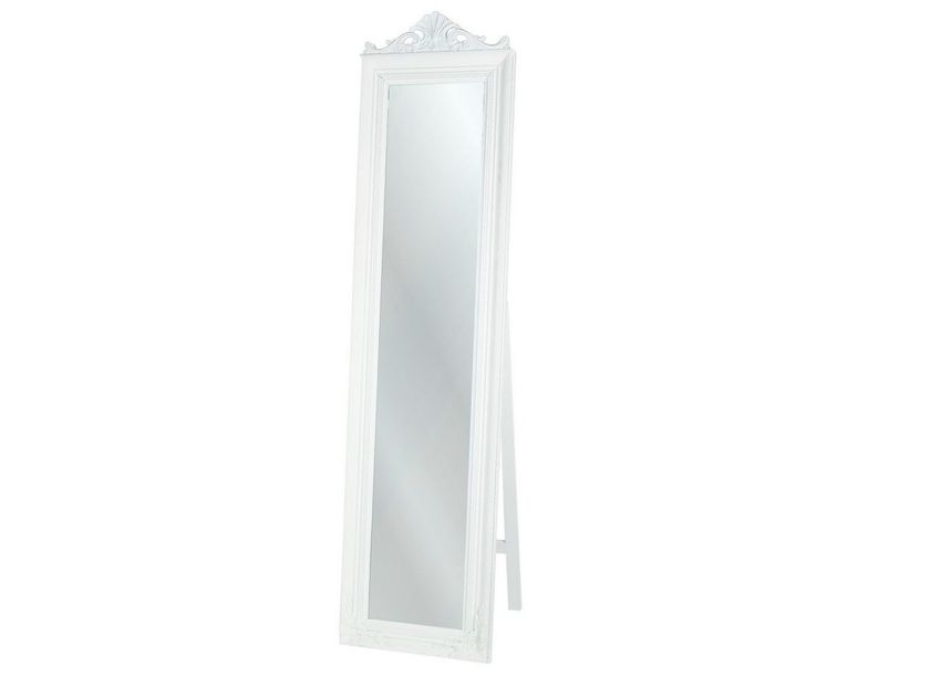 Kare Design Specchio Jet Set Beige - Cornice In Legno, Forma Asimmetrica, 83x56 Cm, Montaggio Verticale O Orizzontale