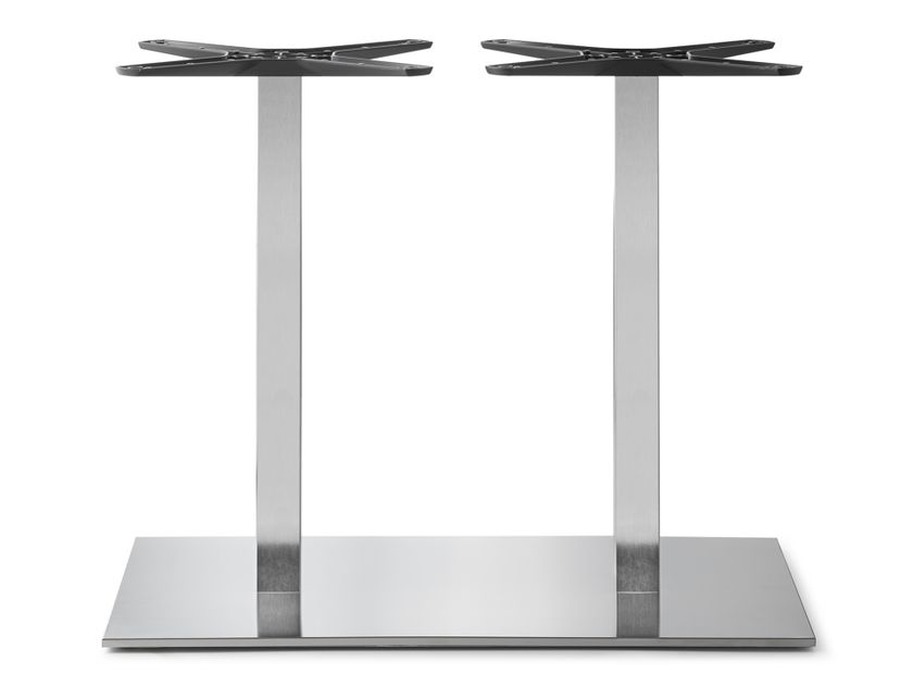 Stainless steel table base BASE 505Q Slim Q Collection By PF Stile