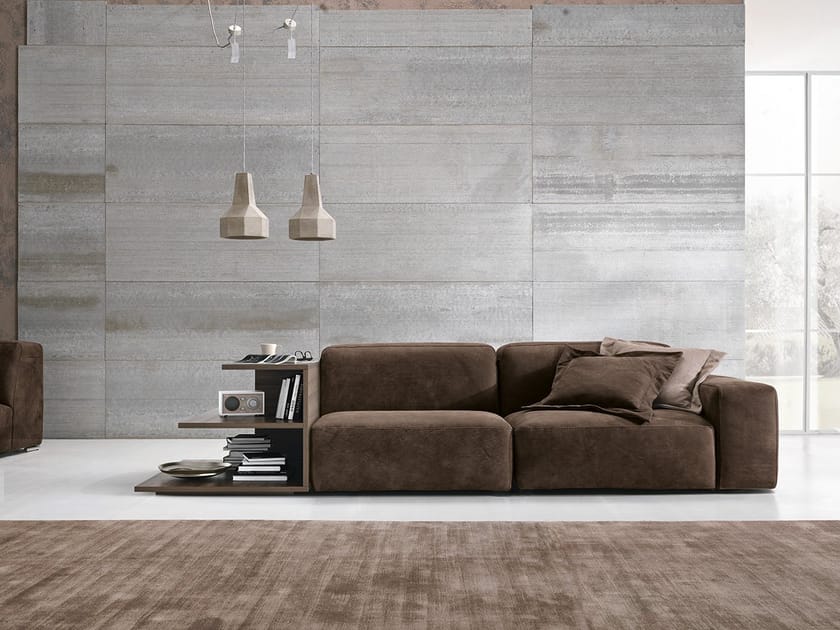BAZAR Leather sofa By Max Divani