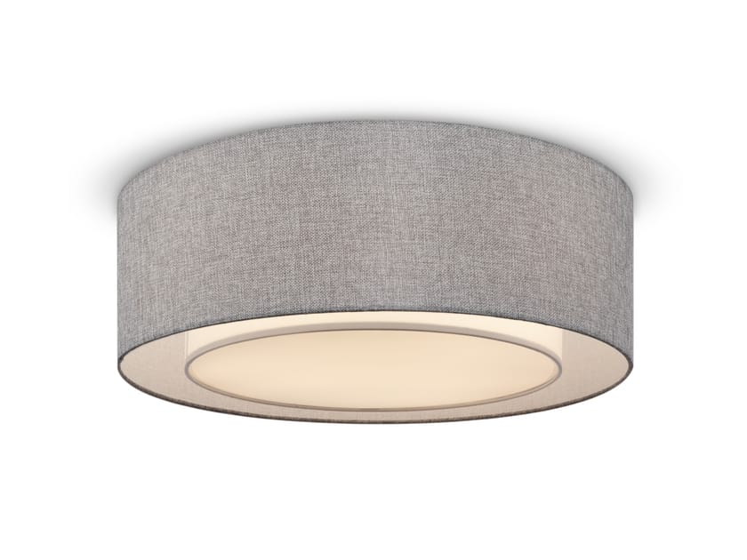 Product photograph of Bergamo Linen Ceiling Lamp from Archiproducts UK