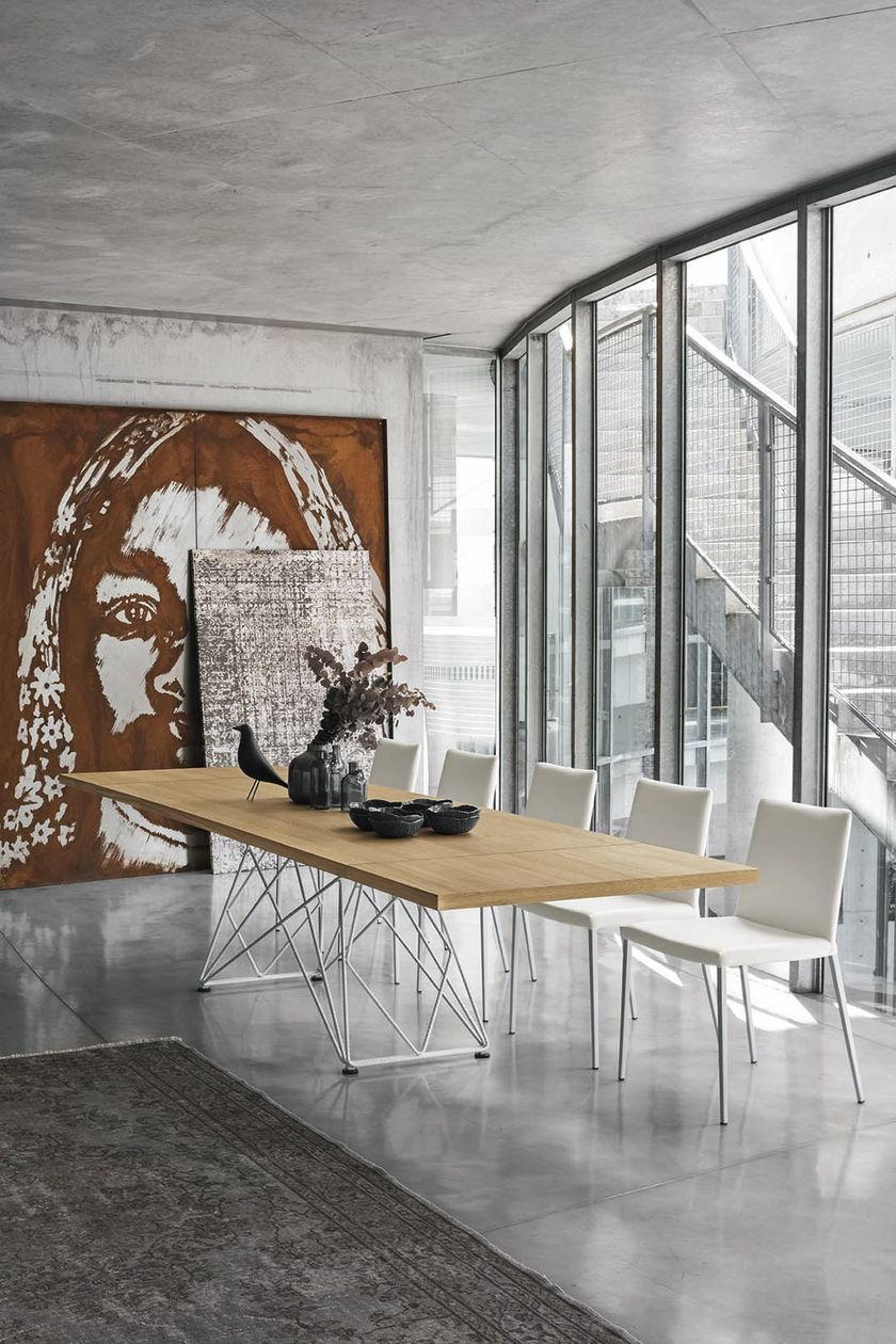 BUILDING | Extending table Extending rectangular wooden table By Sedit