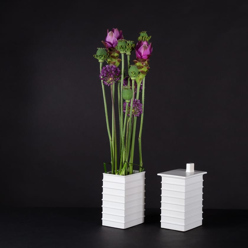 Ceramic vase / storage box BUILDING By pulpo design Ferreol Babin