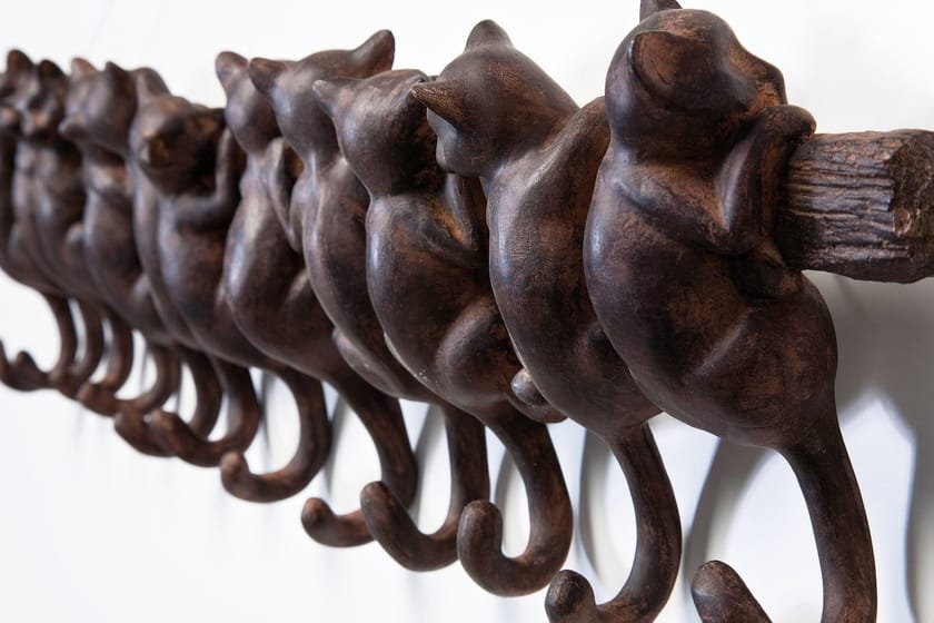 Wallmounted coat rack CATS By KAREDESIGN
