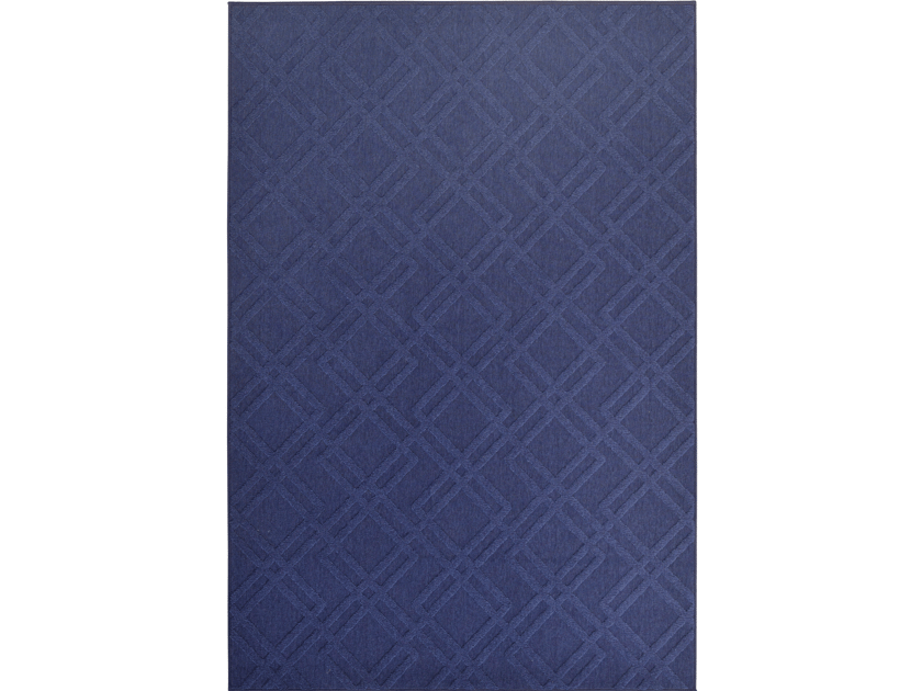 Solidcolor rectangular polyester outdoor rugs CHESS 42112 Outdoor