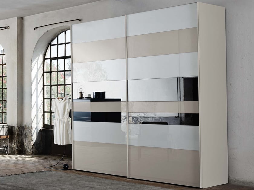 Armoire à glace en verre à portes coulissantes CICERO By