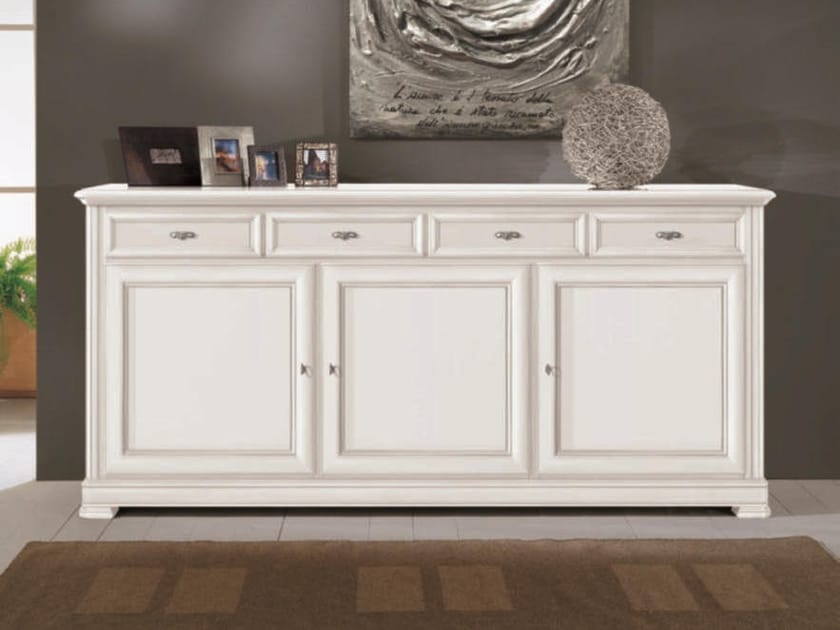 Madia in legno massello con ante a battente CAPRI Madia laccata