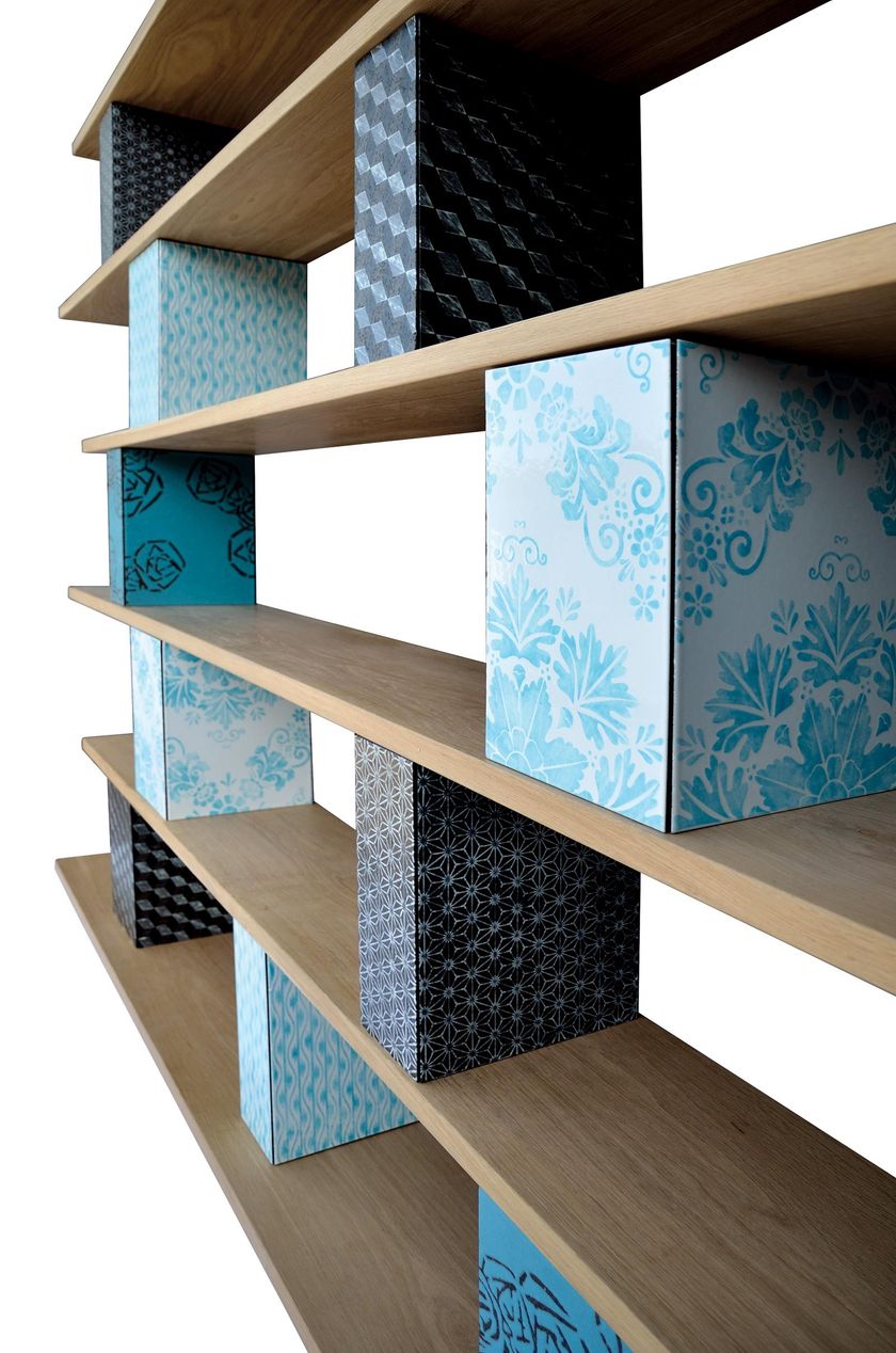 MAGMA Sectional bookcase By Made a Mano | design Ilenia Indaco