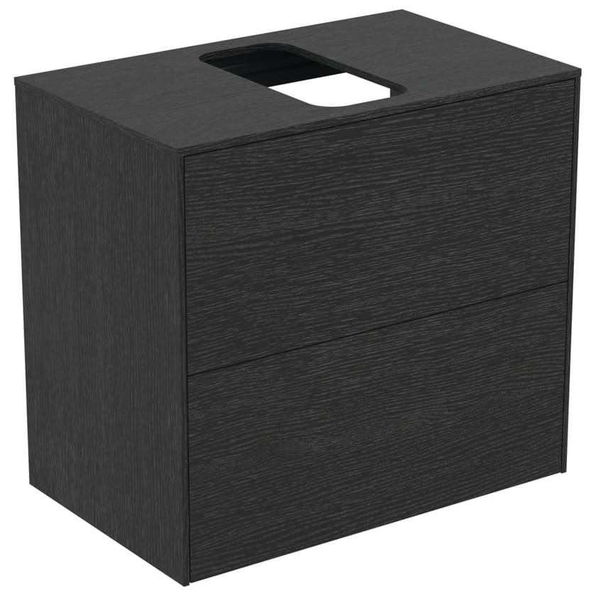 CONCA - T3946 by Ideal Standard - Mobile lavabo singolo sospeso con cassetti - 5