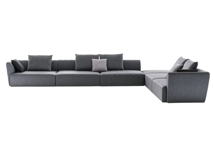 PIANPIAN Divano angolare componibile in tessuto By HC28 Cosmo | design ...