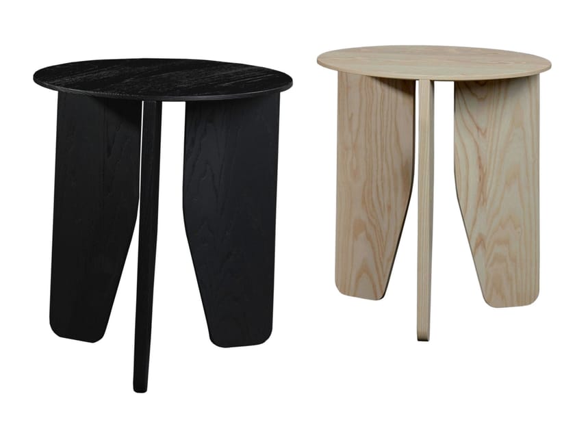 CUT Wooden coffee table Cut Collection By more design Peter Fehrentz