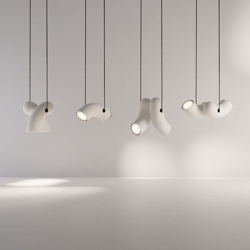 HYPHEN by Darmes - Lampada a sospensione a LED in porcellana - 2