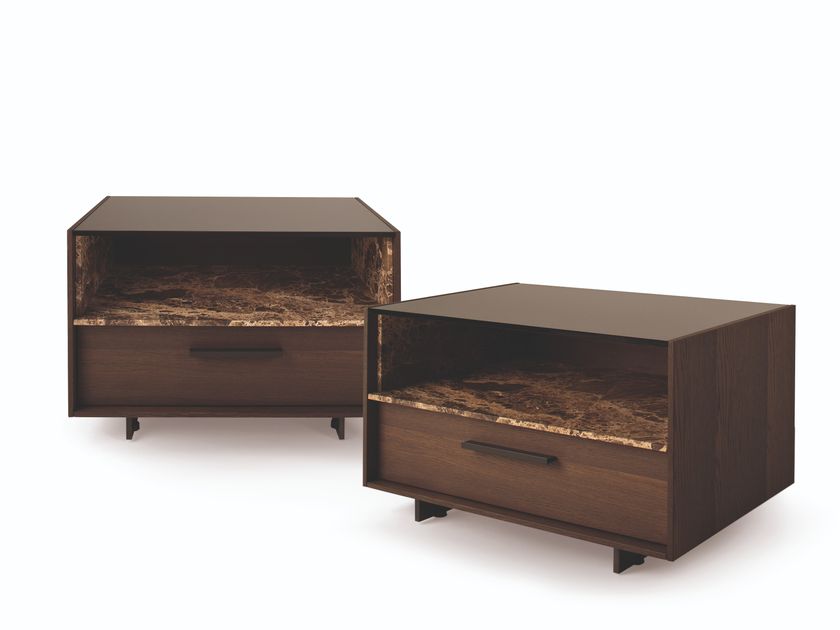 Rectangular bedside table with drawers DISPLAY | Bedside table Design ...