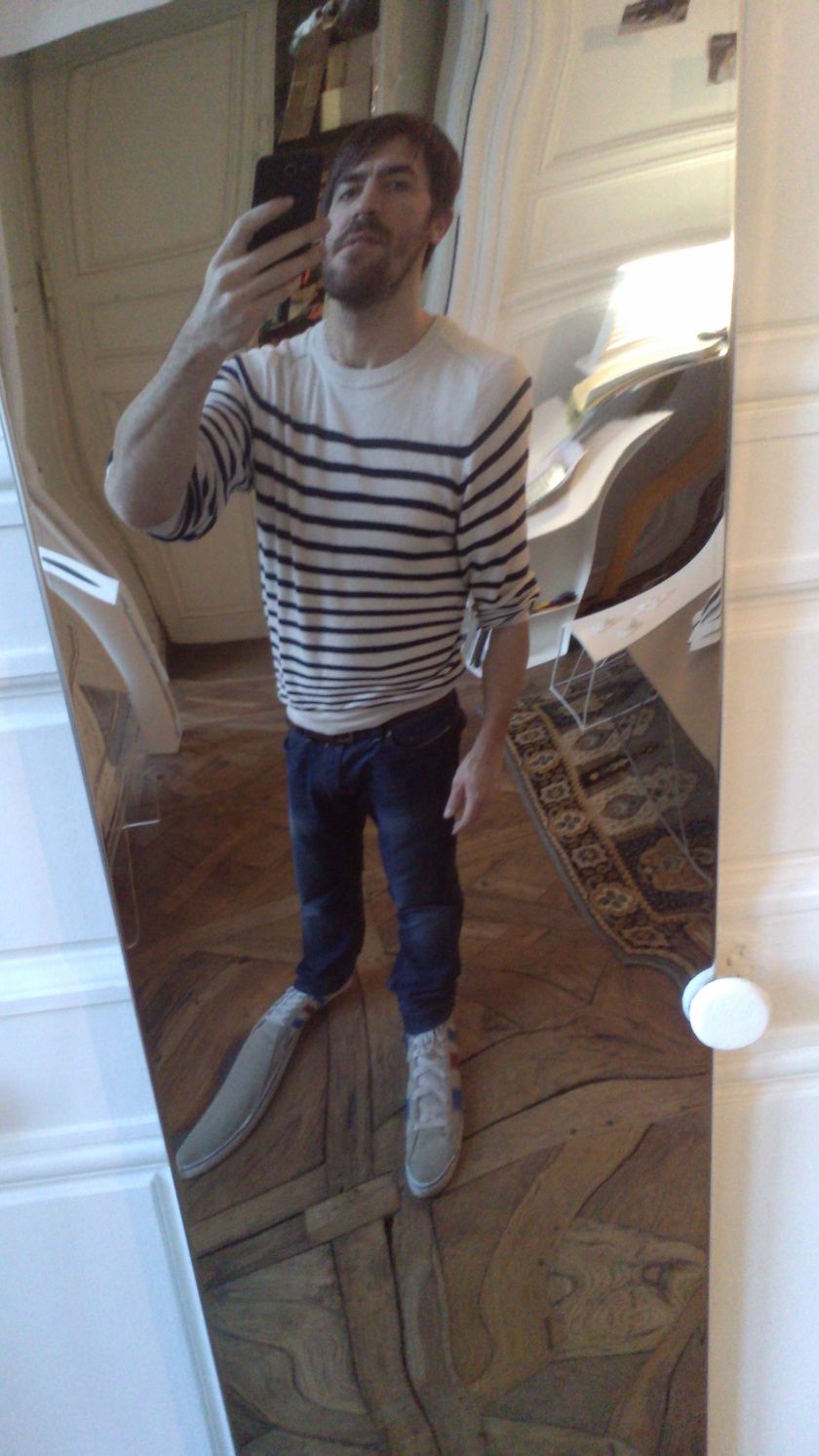 DISTORTING MIRROR 200x45 by VIDAME EDITIONS - Specchio rettangolare da parete per ingresso - 8