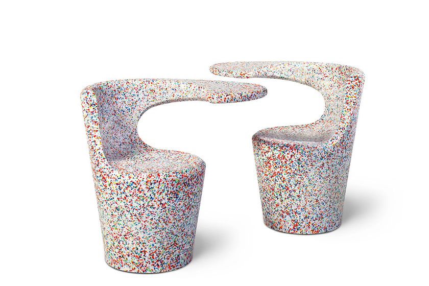 Silla de Ecopixel® con revistero integrado DIVINA ECOPIXEL By ...