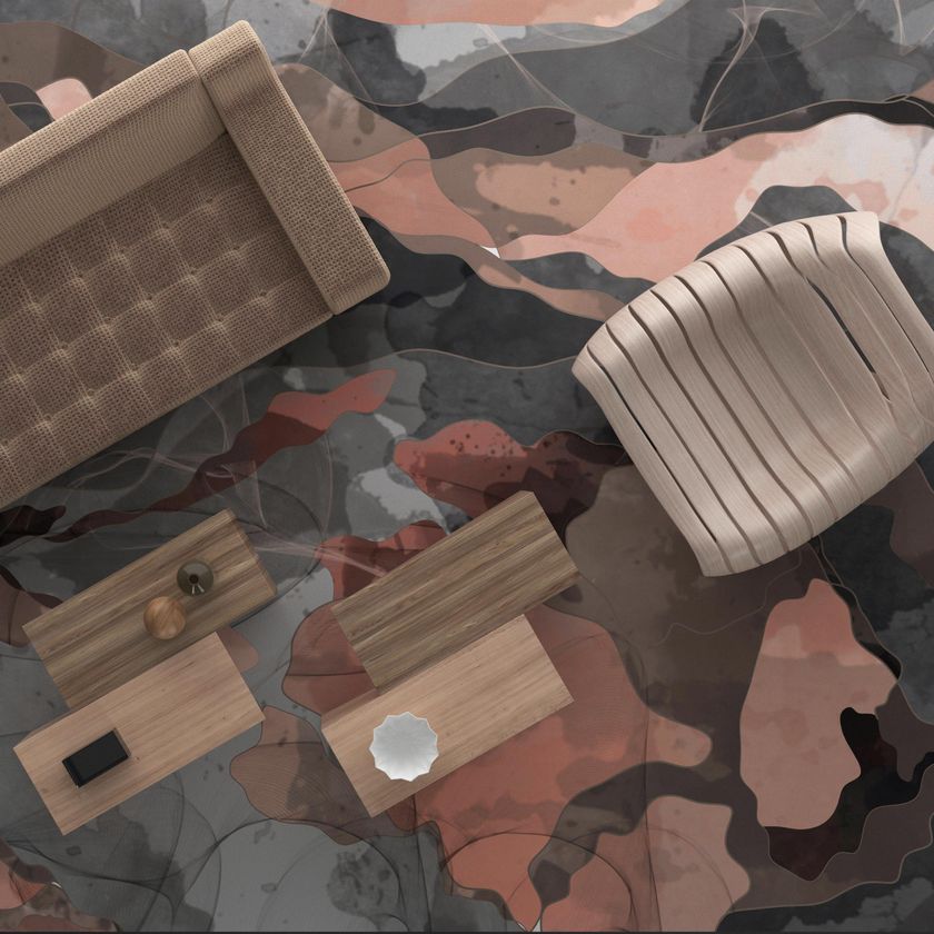 DT3.08 | Rectangular rug Digest Trims Collection By YO2 design Valeriya ...