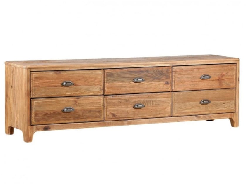 Solid wood TV with drawers DURIAN Woodside Collection By