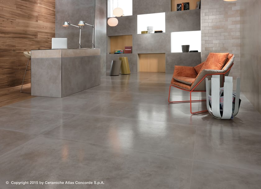 DWELL FLOOR by Atlas Concorde - Pavimento in gres porcellanato effetto cemento - 4