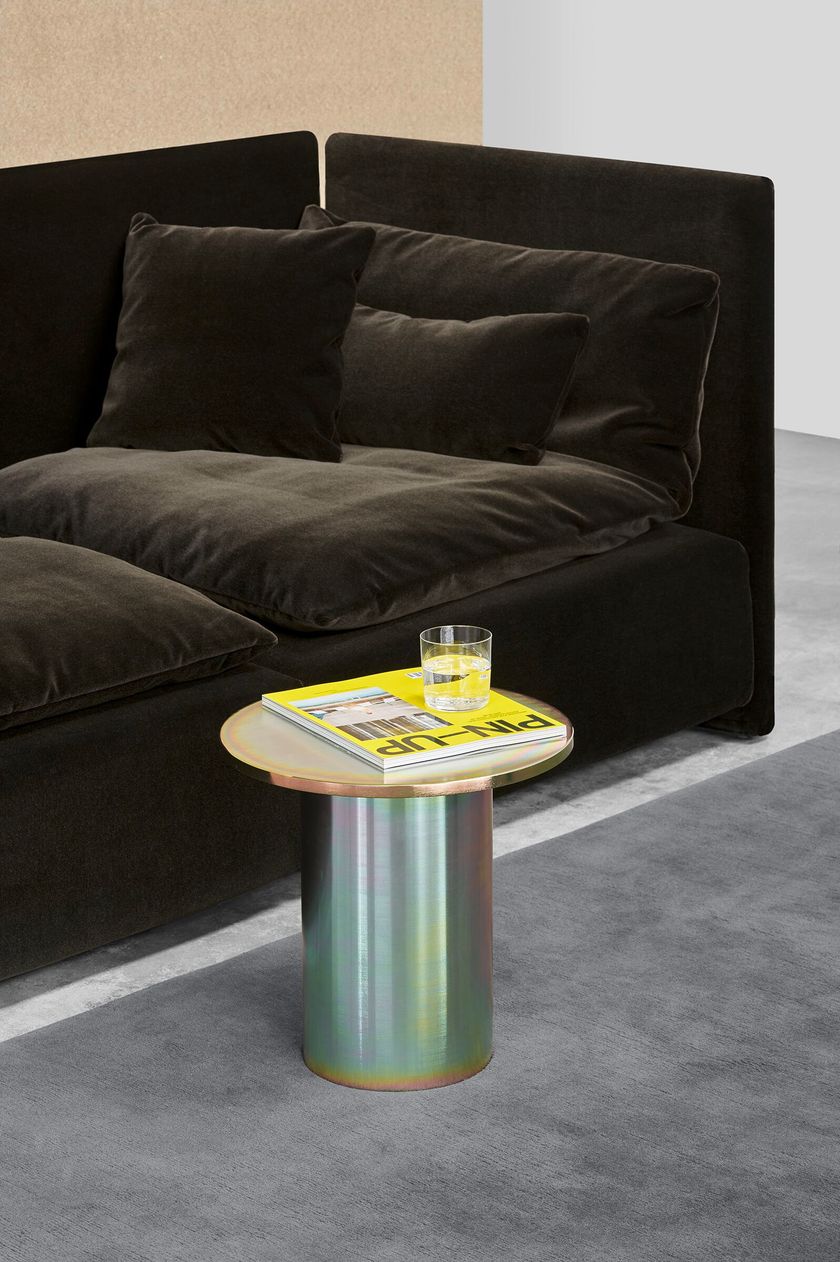 ENOKI | Steel coffee table Round steel coffee table By e15 | design ...