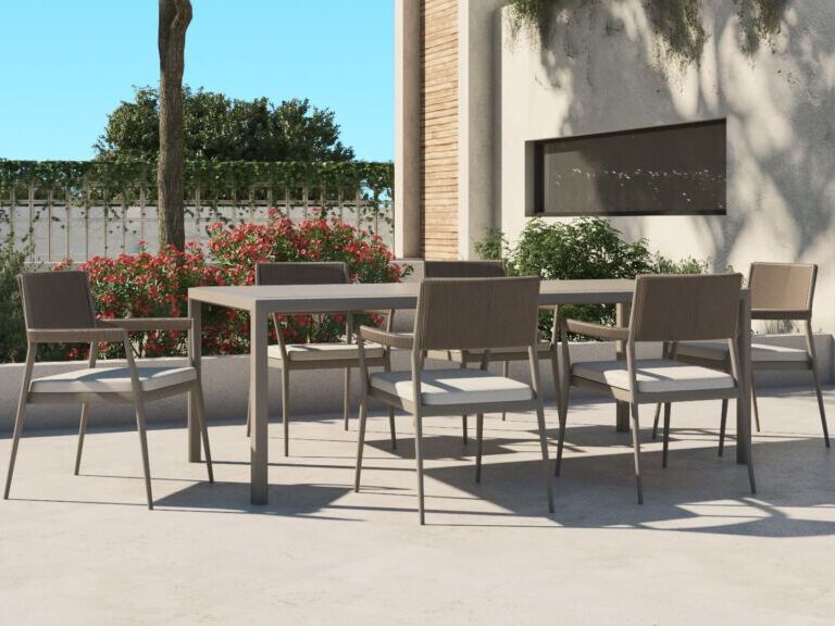 powder coated aluminium garden chairs