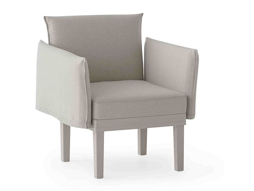 CONGA Fabric easy chair with armrests By GABER | design Eurolinea