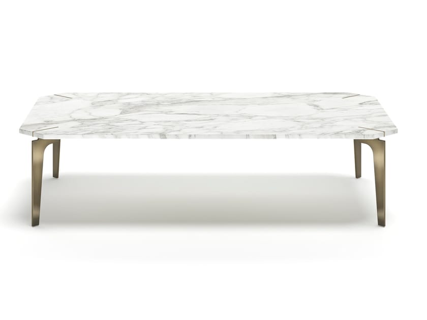 ECLECTIC R by Capital Collection - Tavolino basso rettangolare in marmo - 3