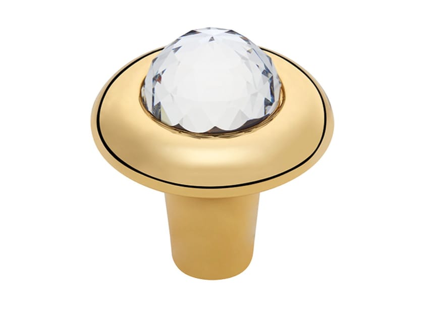 ELIKA CRYSTAL | Pomello by LINEA CALI' - Pomello in ottone con cristalli - 2