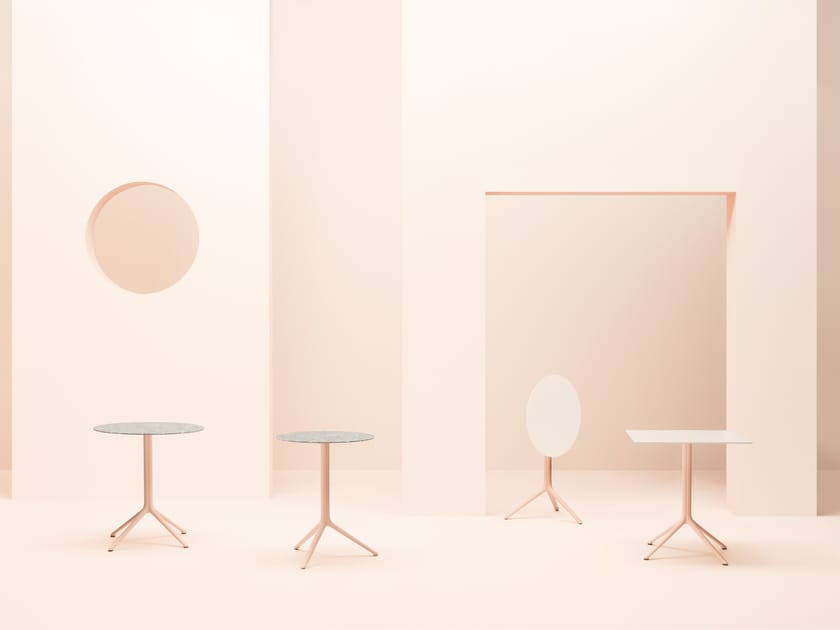 ELLIOT 5475 by Pedrali - Base per tavoli in alluminio pressofuso a razze - 5