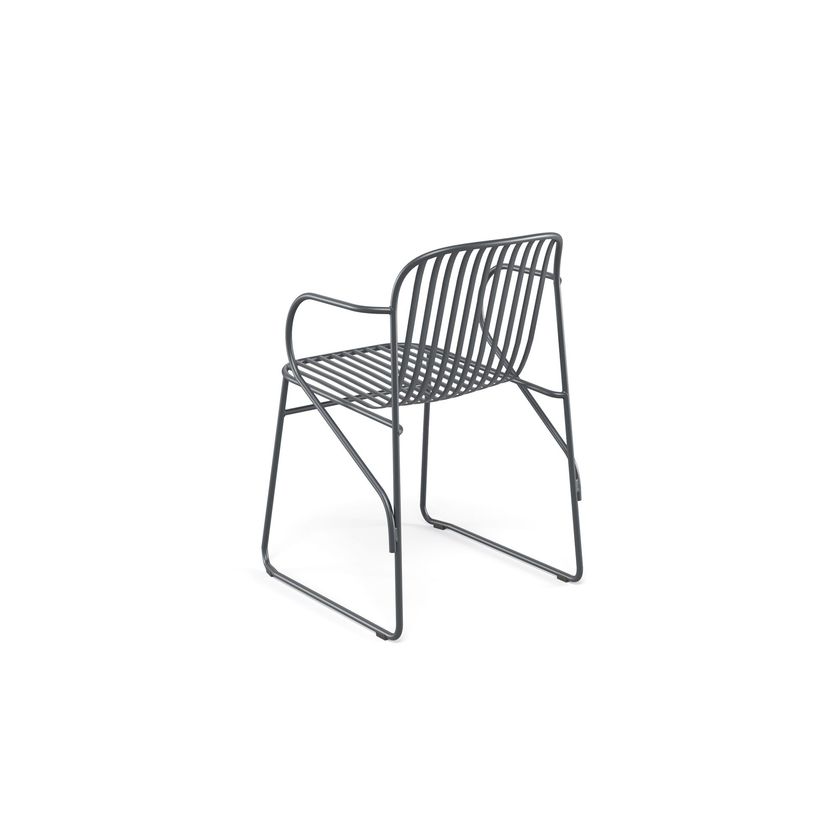 RIVIERA Steel garden chair with armrests By Emu | design LucidiPevere