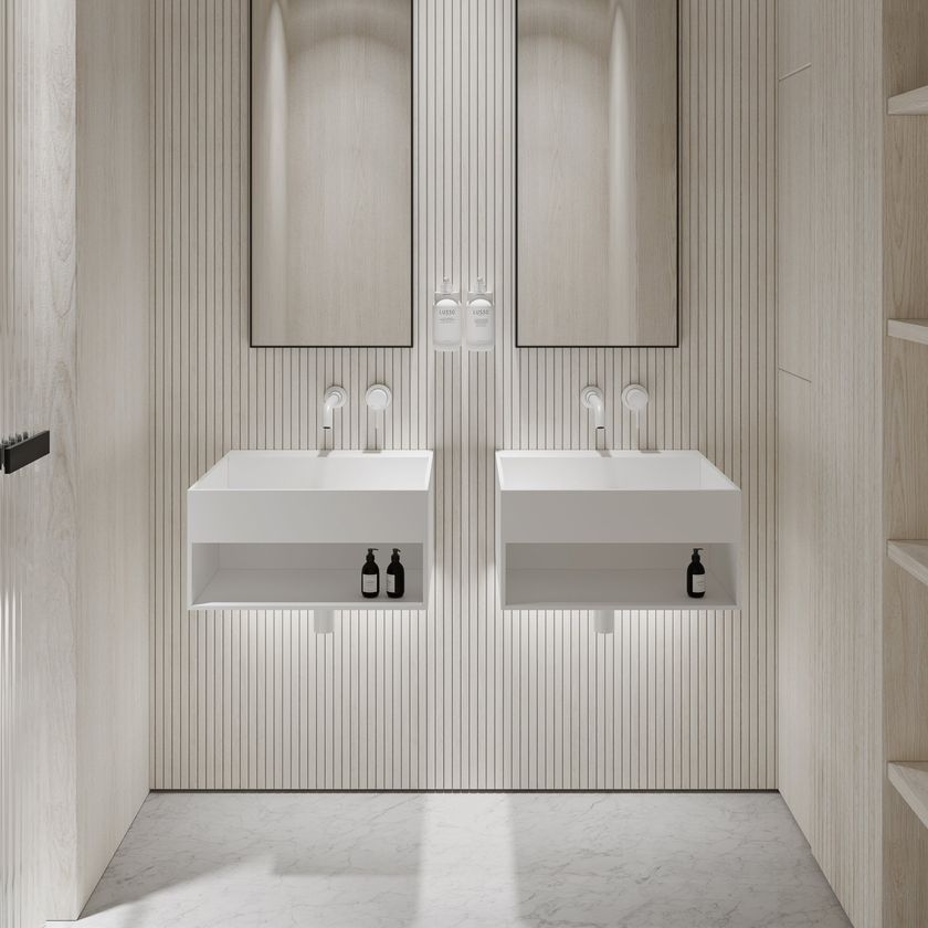 ETHOS | Rectangular washbasin By LUSSO