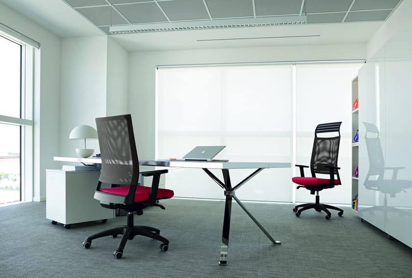EXPO LIGHT Office chair with castors Expo Light Collection By VAGHI