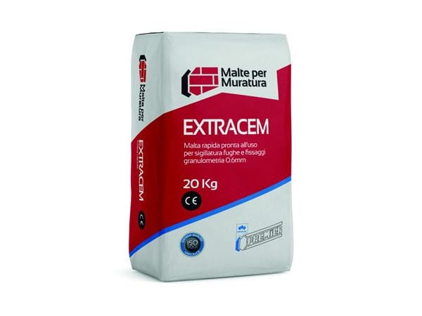 EXTRACEM RAPIDO, Malta rapida pronta all’uso per sigillatura fughe e fissaggi