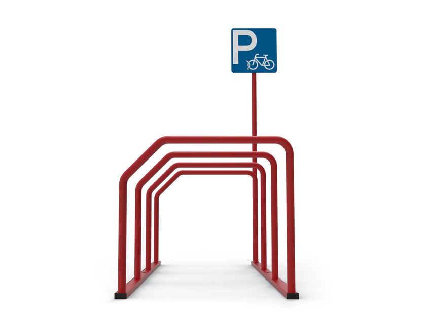 Galvanized steel Bicycle rack FABIUS By City Design