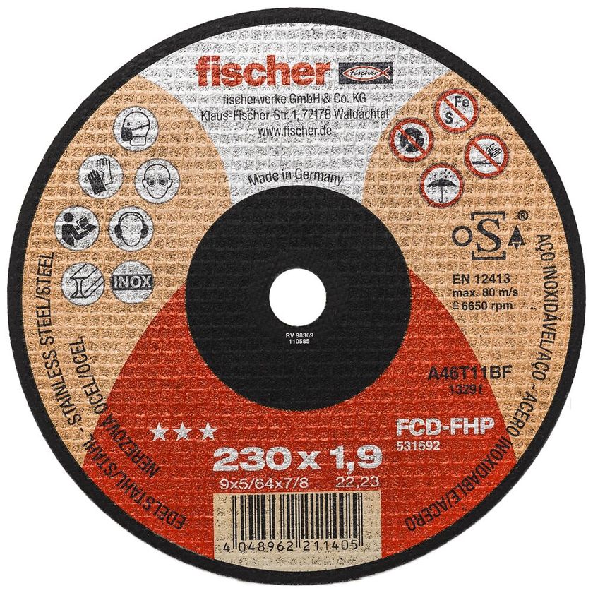 FCD-FHP by fischer - Disco da taglio - 2