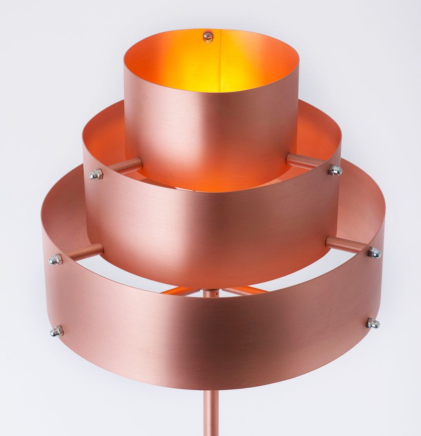 DECÓ LED handmade copper floor lamp By ICI ET LÀ