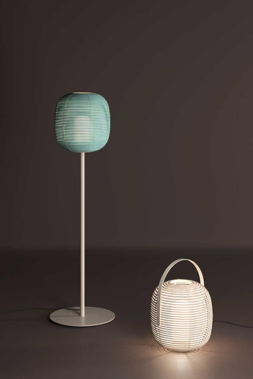 BELA Synthetic fibre floor lamp By Kettal design Doshi Levien