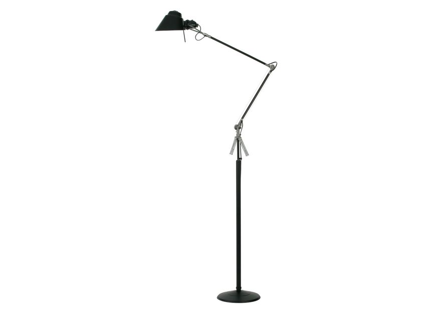 LuminaSwing Adjustable Swing Arm Floor Lamp