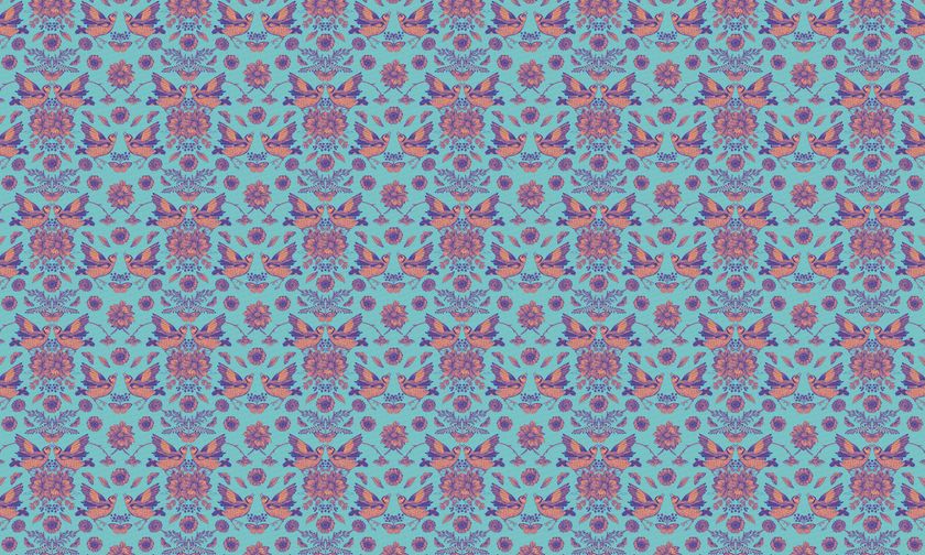 FLOWER THIEF WPN 1505 Wallpaper By Spaghetti Wall | design Ana Basoc