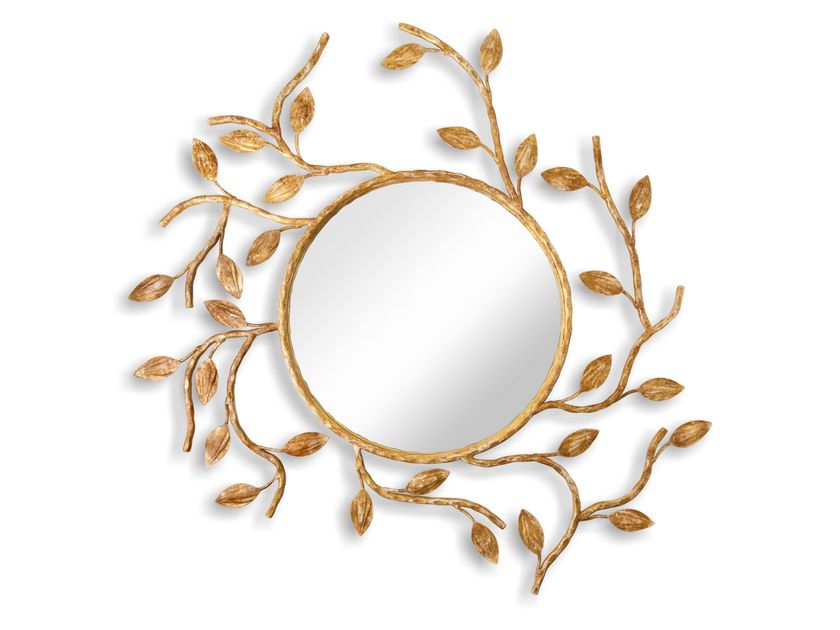 Whitehaus Collection WHMR912-C Specchio Rotondo Da Parete Con LED E Ingrandimento 7x, Cromo Lucido
