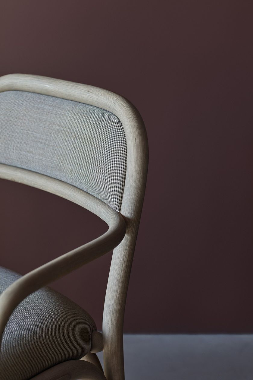 FONTAL Upholstered rattan chair with armrests By EXPORMIM | design ...