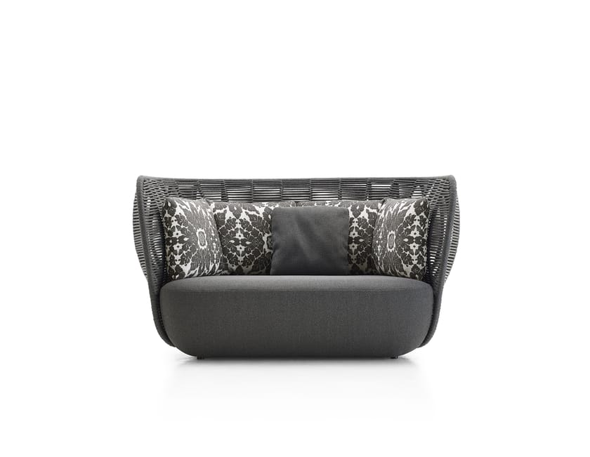 BAY Garden armchair Bay Collection By B&B Italia Outdoor design Doshi