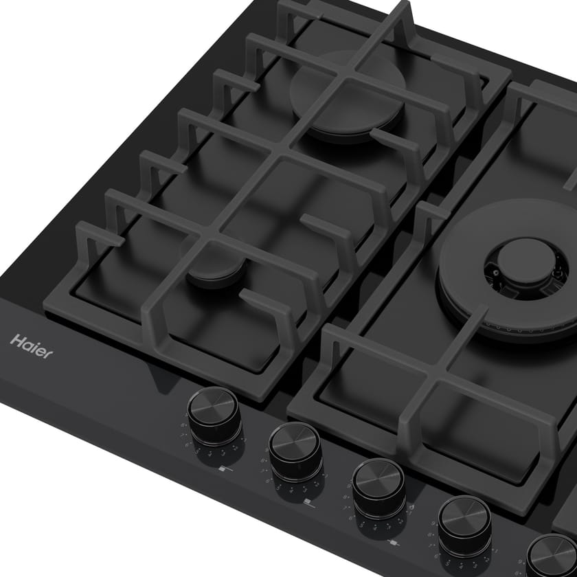 SERIES 4 Gas builtin tempered glass and cast iron hob By Haier