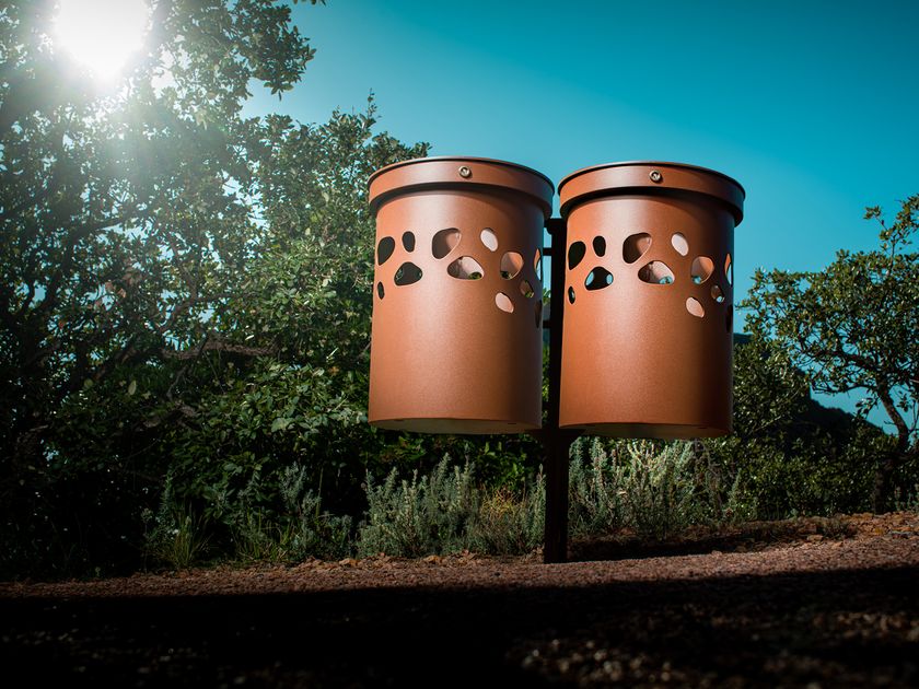 GREEN PALACIO II | Litter bin Steel litter bin By CYRIA | design Louis ...