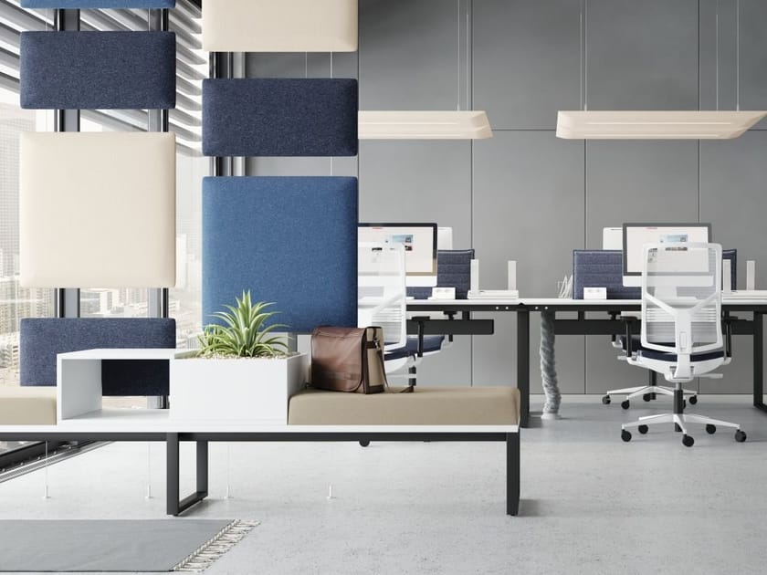 Hanging acoustic panels Office partitions Archiproducts