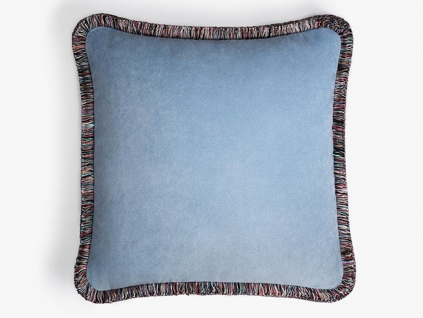 2 Cuscini Per Sedie Panama 40x40 Cm – Cotone Grigio Con Lacci – Sfoderabili Per Interni/Esterni