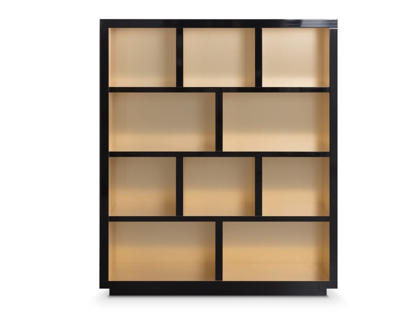 HEGE Open bookcase Open wooden bookcase By DOM Edizioni