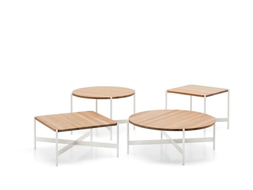 HERON Round coffee table Heron Collection By Paola Lenti design